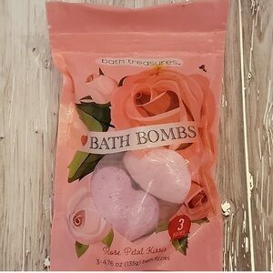 Rose Petal Kiss Bath Bombs - Pink